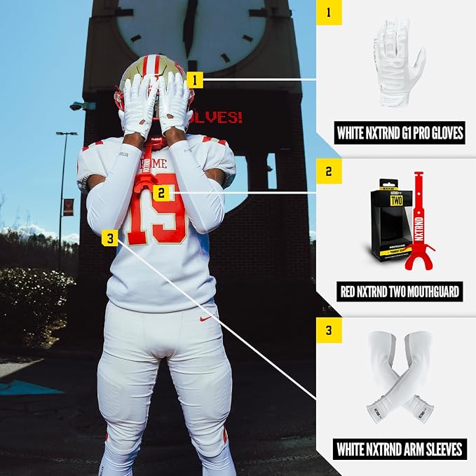 Nxtrnd G1 Pro Men's Football Gloves, Adult Sticky Receiver Gloves