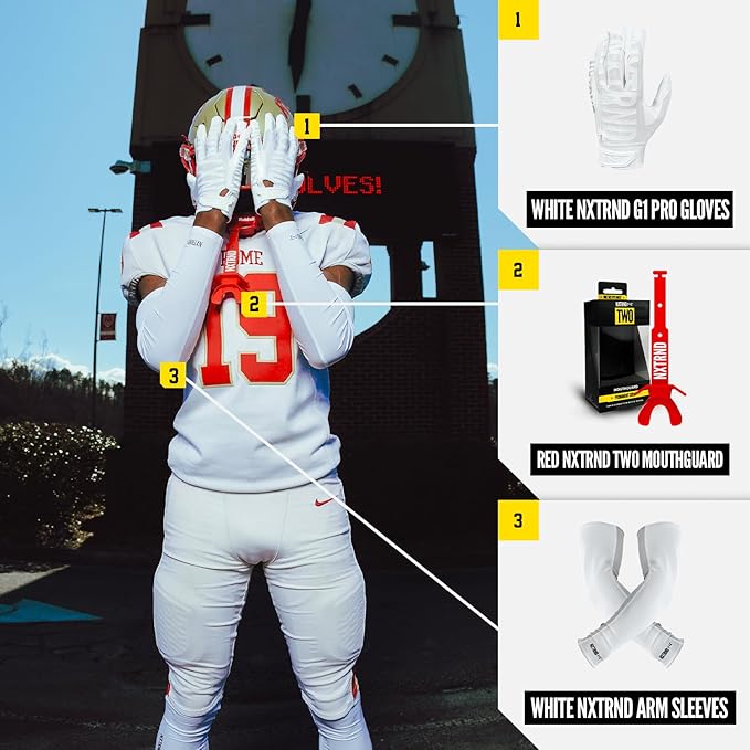 Nxtrnd G1 Pro Men's Football Gloves, Adult Sticky Receiver Gloves