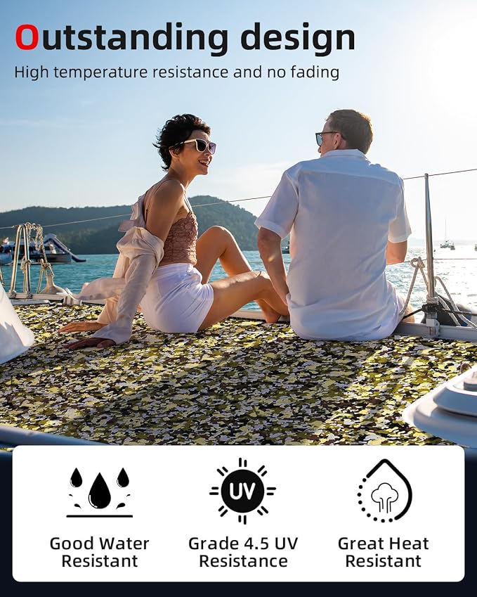 Abahub EVA Foam Boat Flooring Brushed Pattern Marine Decking Sheet with Self-Adhesive Carpet for Motorboat Kayak Surfboard SUP 96''x16''/47''