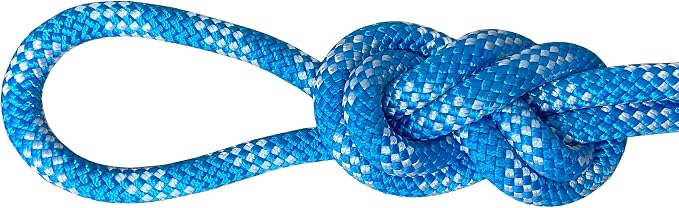 SEAMUS 8mm Prusik Accessory Cord 30M (100ft) UIAA Rock Climbing Rope 14Kn High Tensile Strength Rock Climbing Accessories Cord Double Braid Nylon Cord for Mountain Tree Climbing,Fire Rescue