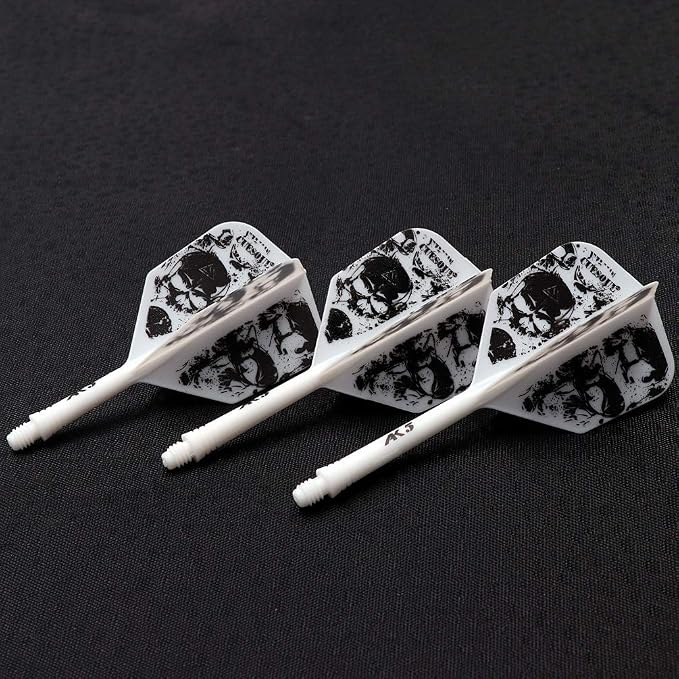CUESOUL 3 Sets Integrated Dart Shaft and Flights,Dart Shaft Length 21mm/28mm/33mm
