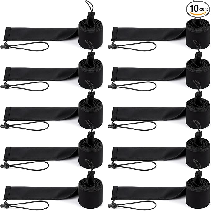 Outus Neoprene Fishing Rod Sleeves, 2.5MM Thick Tangle-Free Covers, Protective Sock for Spinning Casting Rods, Travel Storage
