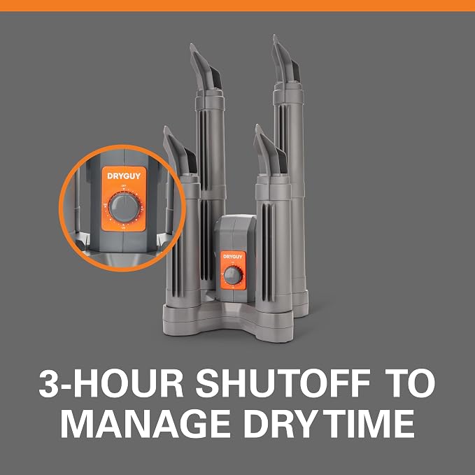 DryGuy Two-Pair Boot Dryer with Convection and Forced Air Drying, Compact Odor Control Design