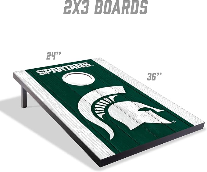 YouTheFan NCAA 2' x 3' Portable Cornhole Game with Logo Bags