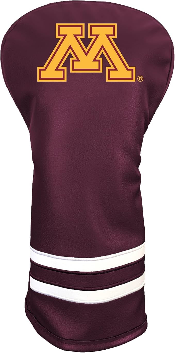 Team Golf NCAA Vintage Driver Golf Club Headcover (Printed), Form Fitting Design, Retro Design with Fleece Lining for Extra Club Protection