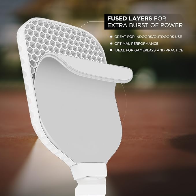 Prince - Force Tour Pro Pickleball Paddle, Lightweight High-Performance Paddle with Textured Surface for Power, Spin & Control, Green