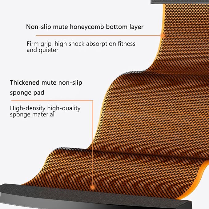 Slide Board for Workout with End Stops Anti Slip Slide Mat Training for Leg, Pot Training Fitness and Improve Balance Ability