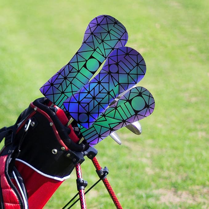 Scott Edward Skull Golf Woods Headcovers Covers for Driver Fairway 1 3 5 H Clubs Set Heads PU Leather Unisex Black Brown