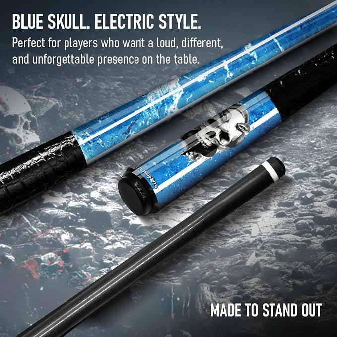 Series, Glass Fiber Pool Cue Stick, Uni-QR, 3/8-10, 5/16-18 Joint, Synthetic Leather Grip, 29" Glassfiber Shaft, 7-Layer Microfiber Tip