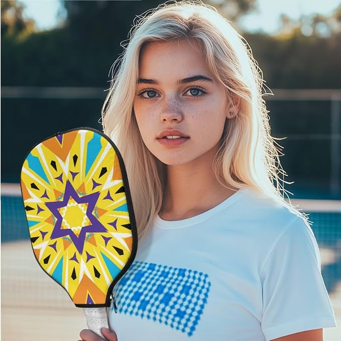 Pickleball Paddle Covers, Durable Polyeste Paddle Cover,Anti-Drop Paddle Storage Bag