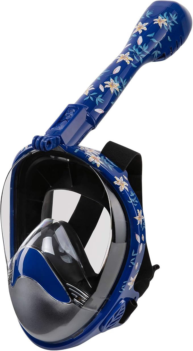Seavenger Nautilus Full Face Snorkel Mask with New Breathing System