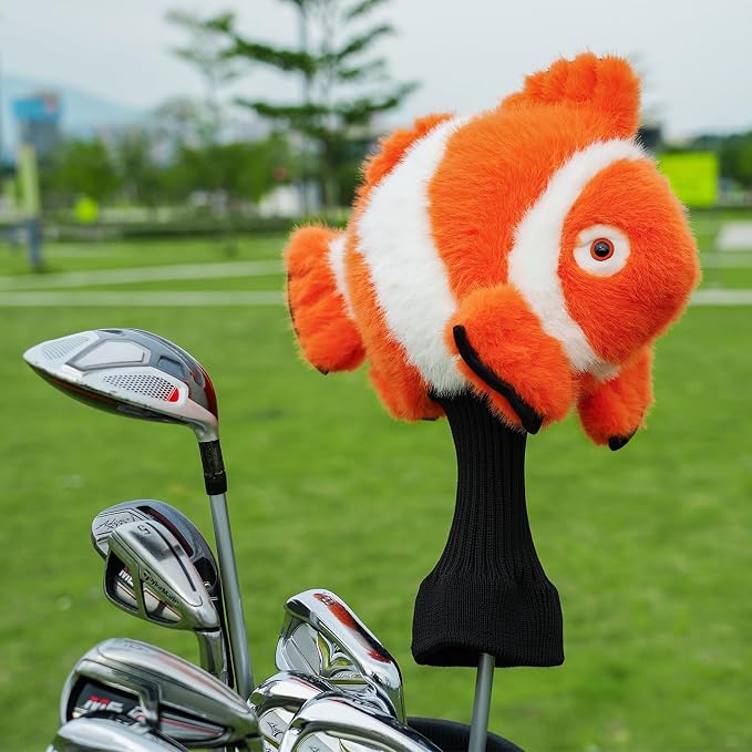Craftsman Golf Driver Headcover Horse Sloth Funny Animal Golf Head Cover Novelty for Wood Driver Fairway Hybrid Golf Club for Men Women Kids Golfer Gift