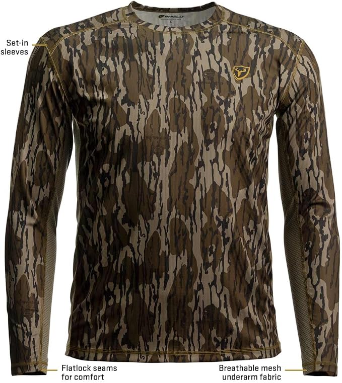SCENTBLOCKER Angatec Long Sleeve Performance Shirt, Hunting Clothes for Men