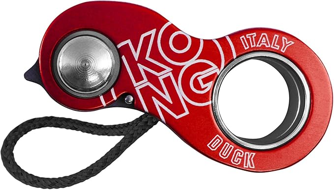 Duck Ultra-Compact Emergency Rope Clamp, Lightweight Aluminum Alloy Ascender & Rope Clamp for 8-13mm Ropes, Self-Rescue, Lanyards & Recovery, Made in Italy