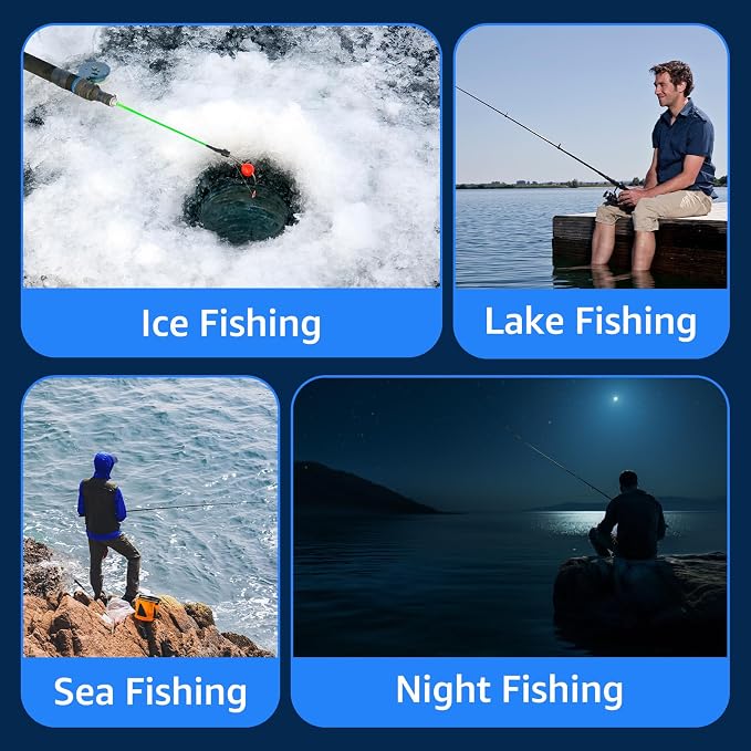 Underwater Fishing Camera, 7 Inch LCD Monitor Portable Fish Finder Waterproof 1000TVL Fishing Camera Waterproof IP68 with 65.62ft Cable for Lake, Boat, Ice Fishing (Cable20M)