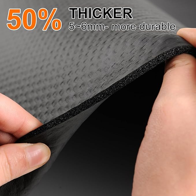 Treadmill Mat,Bike Mat,Stationary Bike Mat,Foldable Treadmill Mat for Hardwood Floors and Carpet.for Exercise Bike,Exercise Equipment Indoor Cycles,Rowing Elliptical (29.5" X 60")