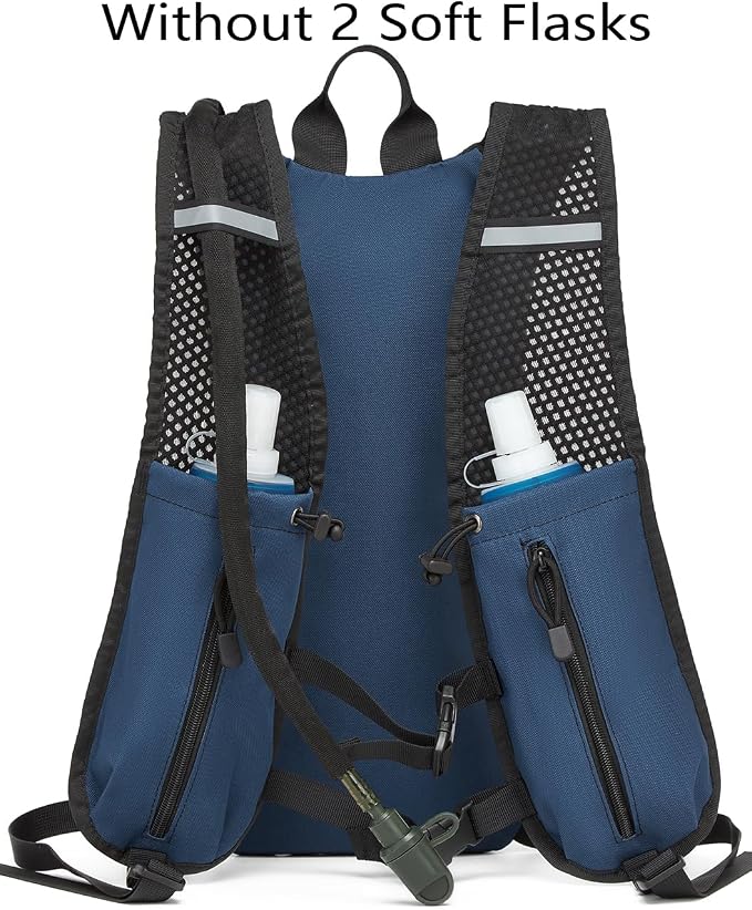 Insulated Hydration Pack Hiking Water Backpack Running Vest with 3L TPU Bladder Bag for Marathon Cycling Men