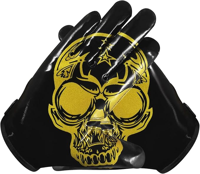Glorious Traders Adult & Youth Football Gloves - Ultimate Performance Booster with Super Sticky Grip