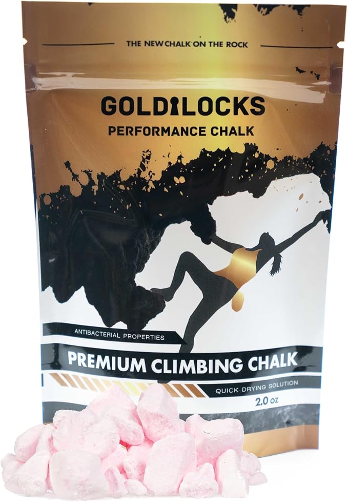 Goldilocks Chunky Chalk for Rock Climbing, Crossfit, Weight Training, Gymnastics, & More - Parent