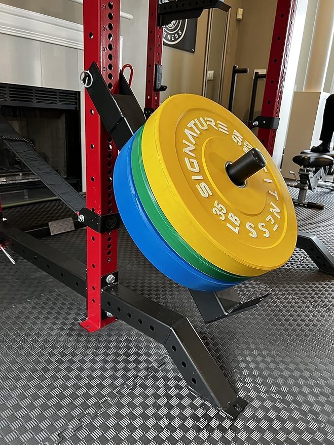 Fitvids Upgraded Adjustable Jammer Arms, Lever Arms, Monolift Attachments Rated 600 LB Per Arm, Fits Racks at All Post Sizes and Hole Sizes, Pair