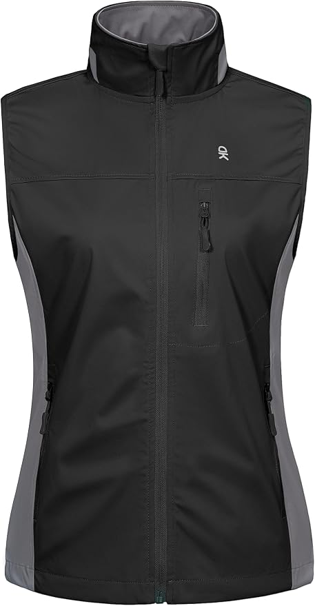 Little Donkey Andy Lightweight Cycling Vest Windproof Sleeveless Jacket for Women Water-Repellent Stretch Vest for Running