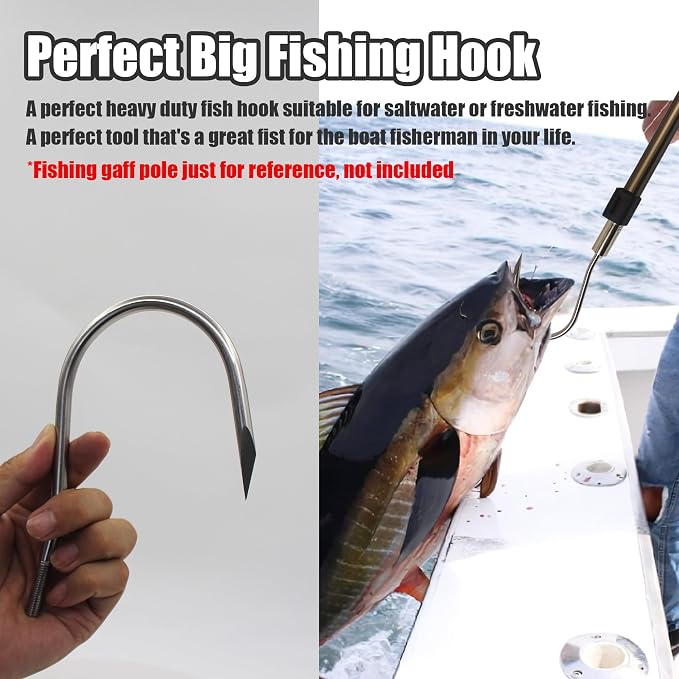 Dutiplus Telescopic Fish Gaff with 1~5 Teeth Assorted harpoons Barbed, Sea and Ice Fishing Spear Gig for Hunting Fish Frog Mole