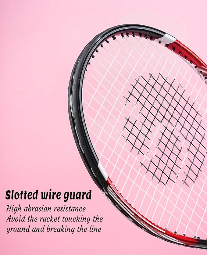 Senston Tennis Rackets for Adults 27 inch Tennis Racquets - 2 Player Tennis Racket Set with 3balls,2 Grips, 2 Vibration Dampers
