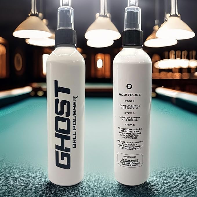 Pool Ball Cleaner – 300ml Spray | Removes Chalk, Oil & Grime | Safe for All Standard Billiard Balls | Phenolic Billiard Ball Formula