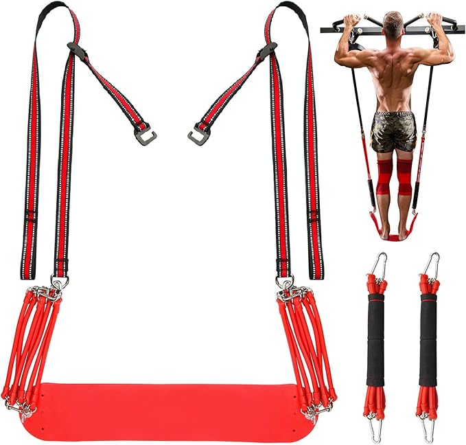 SYNTECSO 220-440Lbs Pull Up Assistance Bands - Heavy-Duty Pull Up Resistance Bands for Chin-up Workout