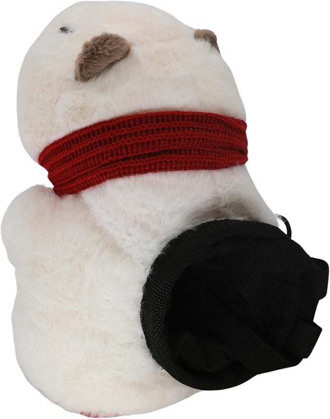 Rock Climbing Chalk Bag – Cute Plush Chalk Bag for Bouldering, Gym, Indoor & Outdoor Climbing – Drawstring Closure, Adjustable Waist Belt – Fun Character Design for Climbers