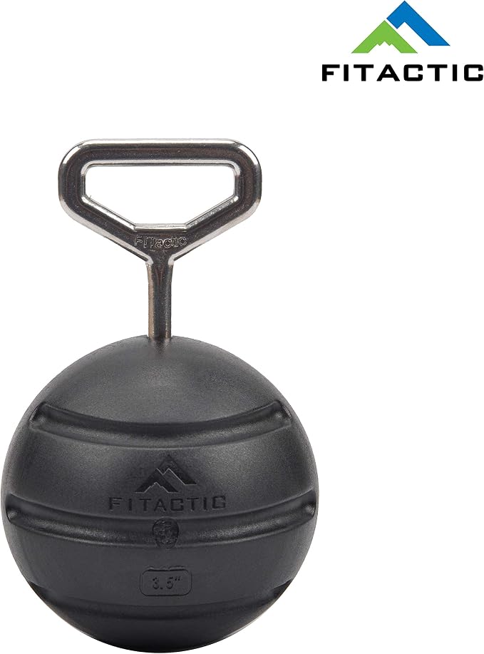 Rock Climbing Solid Training Cannonball Bomb Power Pull Up Ball Hold Grips for Straps for Finger, Forearm, Biceps, Back Muscles