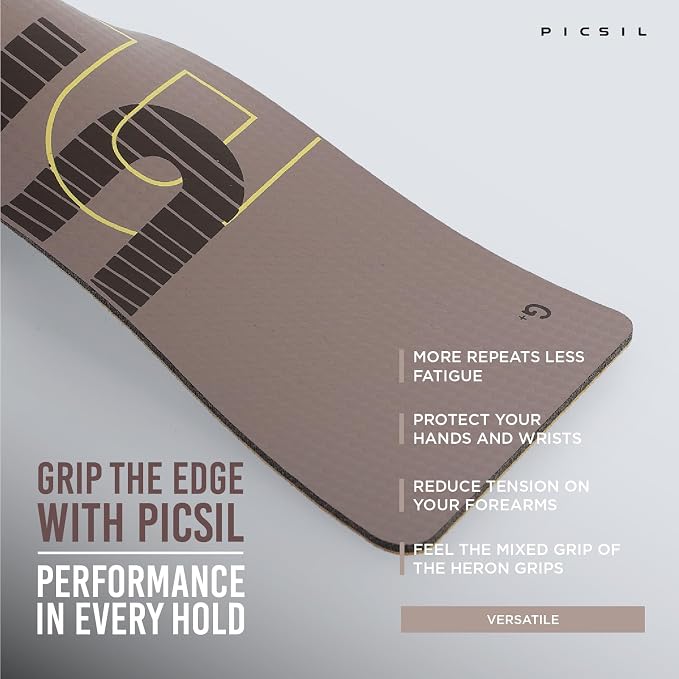 PICSIL | Falcon Grips | Grip All Surfaces and Bar Types | Use with Magnesium | Carbon Fibre Material | for Crosstrainig, WOD, Gym & Calisthenics |