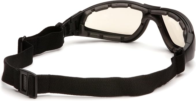Pyramex XSG Safety Eyewear, Clear Ballistic, Gray Ballistic And Amber Ballistic Interchangeable Lenses With Black Frame