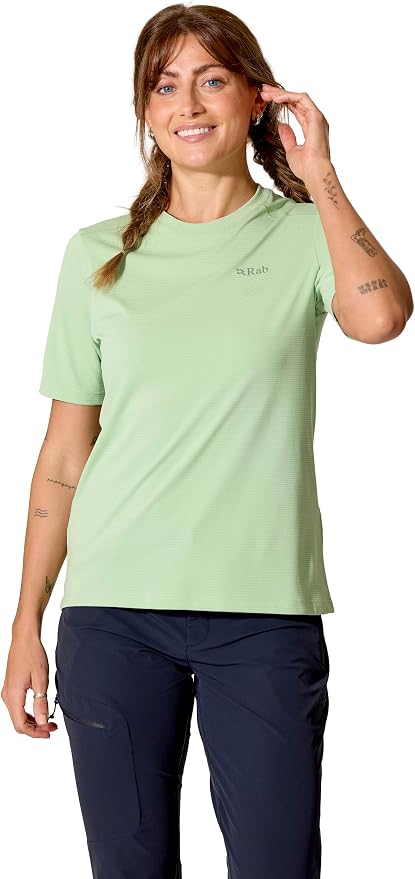 Rab Women's Force Tee - Lightweight T-Shirt for Hiking, Climbing, & Trail Running