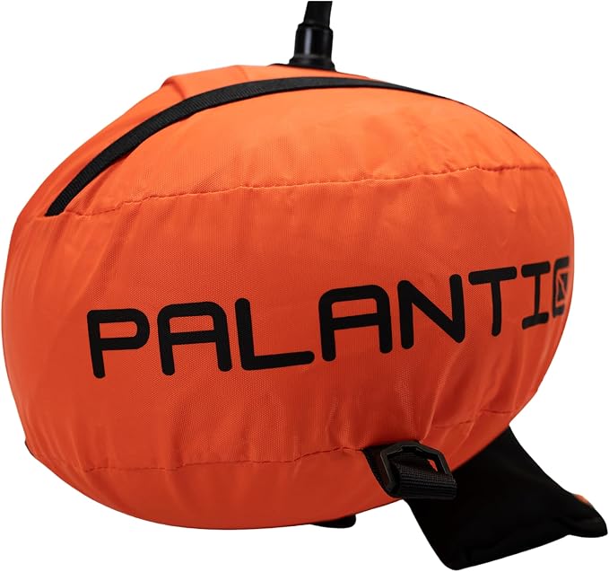 Scuba Choice Spearfishing Buoy Float with Dive Flag - High-Visibility, Durable 420D Nylon Cover, PVC Bladder for Scuba Diving & Freediving