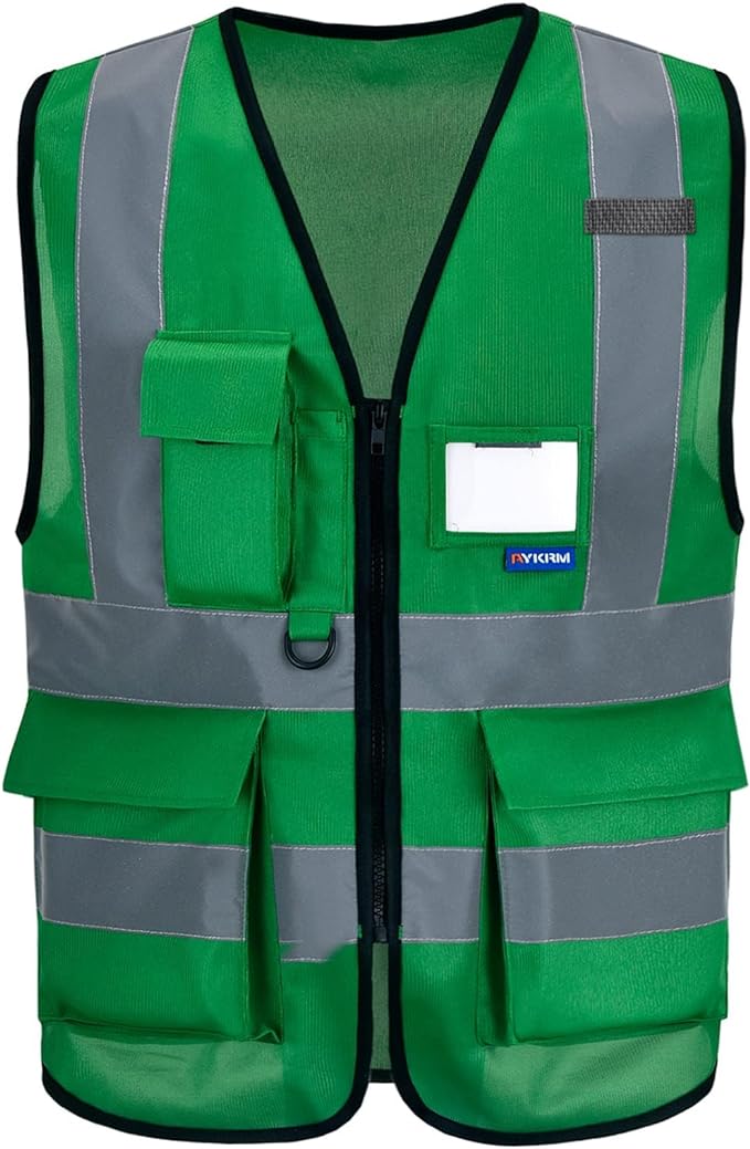 green safety vest for men
