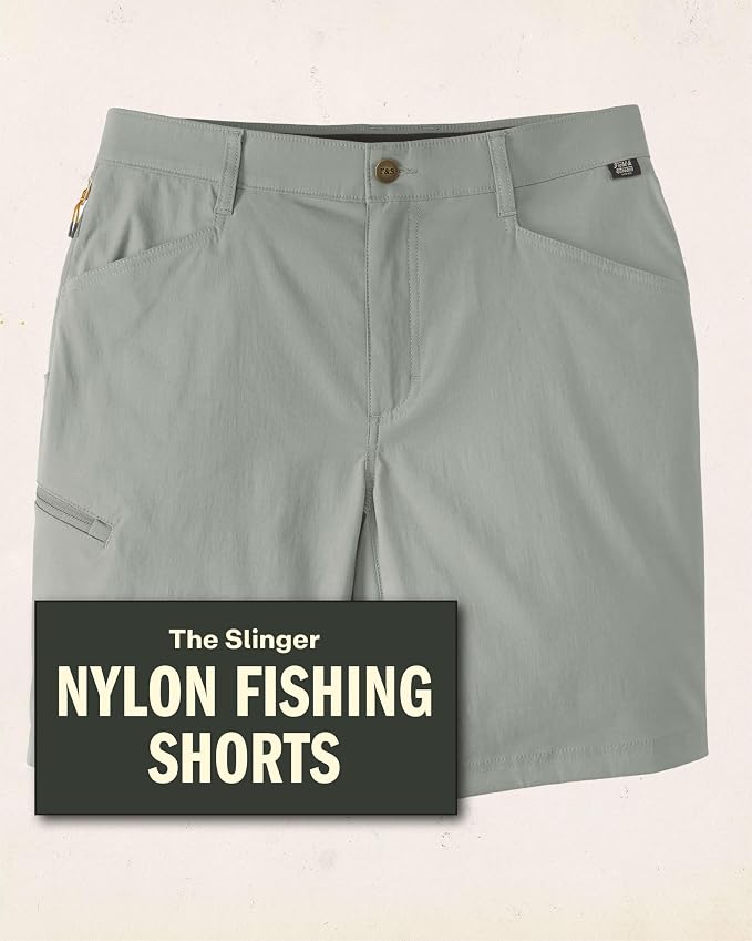Field & Stream Men's Slinger Nylon Performance Fishing Shorts, 9 Inch Inseam
