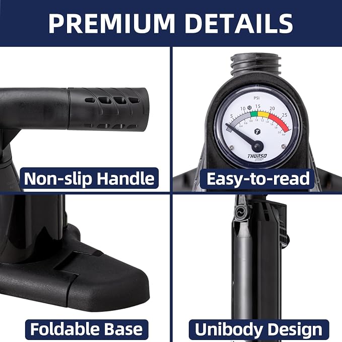 THURSO SURF Paddle Board Pump SUP Replacement Hand Pump for Inflatables Inflation Deflation Lightweight Portable Max 29 psi