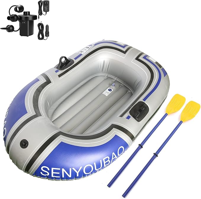 BESTHLS Inflatable Boat,Swimming Pool and Lake Inflatable Boat