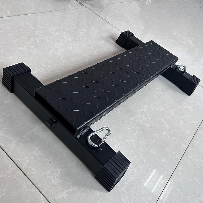 Multifunctional Steel Calf Raise Bar, Wide Standing Calf Raise Block for Calves Stretching, Foot Stretch Platform, Anti-Slip Squat Machine for Home Gym Workout