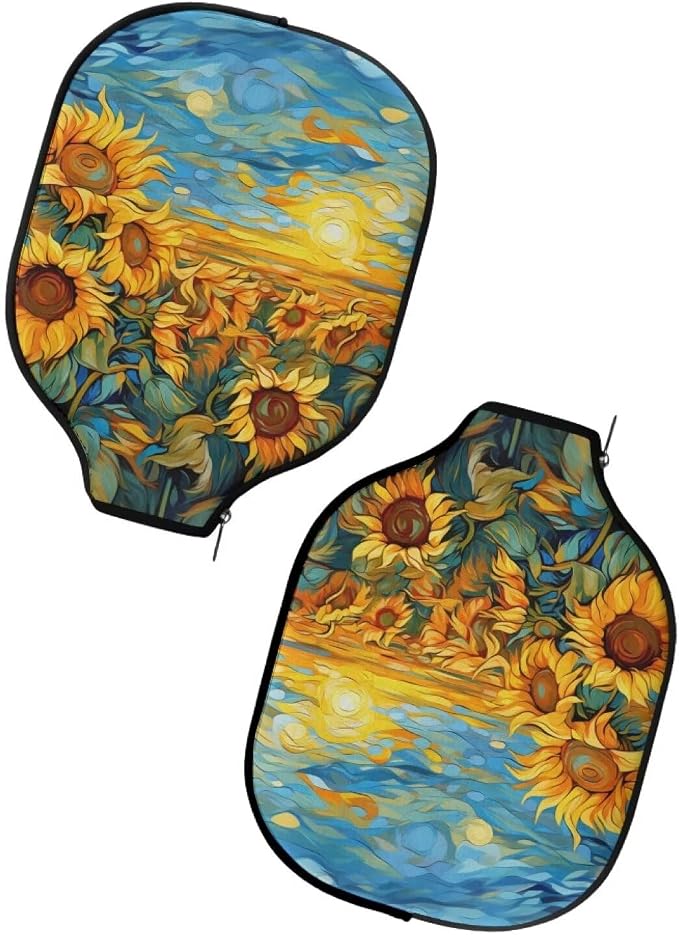 Pickleball Paddle Covers Only for Men and Women Zipper Closure Protection and Decoration