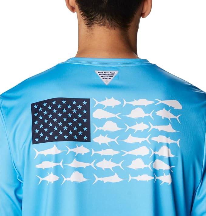 Columbia Terminal Tackle PFG Fish Flag Long Sleeve