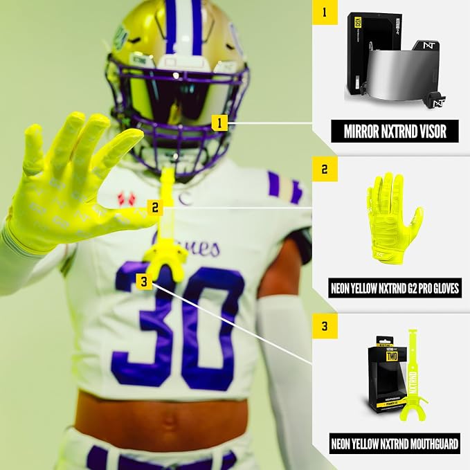 Nxtrnd G2 Pro Football Gloves, Men's Ultra Sticky Elite Receiver Gloves