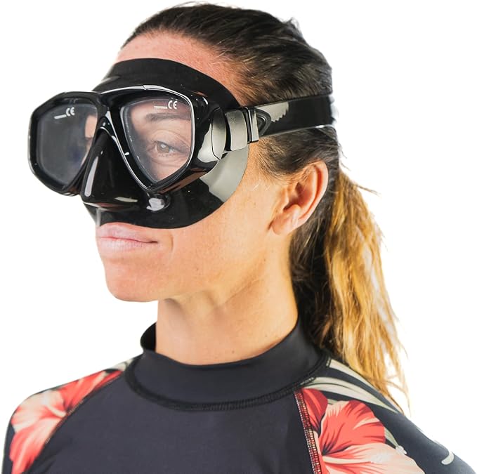 Bonassi Silicon Venture Pro Snorkel Combo with Reusable Bag - Anti-Fog Silicon Soft Mask, Snorkel with Purge Valve, Semi-Dry Top and Silicon Mouthpiece - Perfect for Diving and Snorkeling