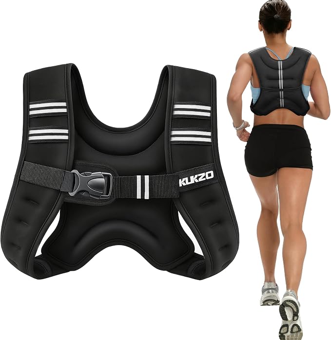 Weighted Vest Woman 6/8/12/16/20/25/30lb Weight Vest for Women Men Body Weight Vests for Walking Strength Training Running Workout Jogging Fitness