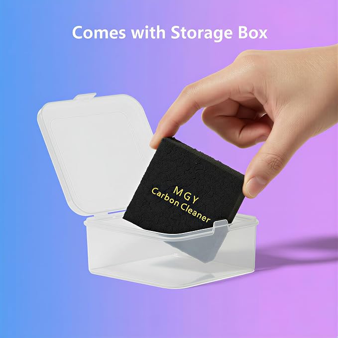 2 Pack Pickleball Paddle Eraser, Pickleball Paddle Cleaner for Raw Carbon Fiber Paddles, Essential Pickleball Accessories, Remove Residue & Dirt, Restore Ball Spin, Decent Pickleball Gift