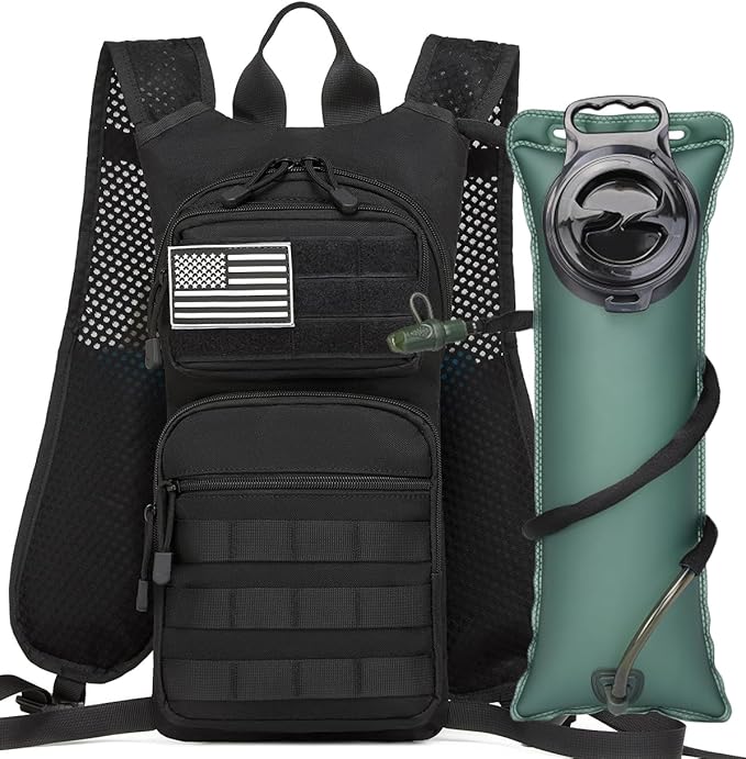 Insulated Hydration Pack Hiking Water Backpack Running Vest with 3L TPU Bladder Bag for Marathon Cycling Men