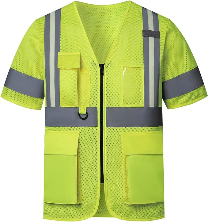 A-SAFETY Glow safety Vest ANSI Class 3