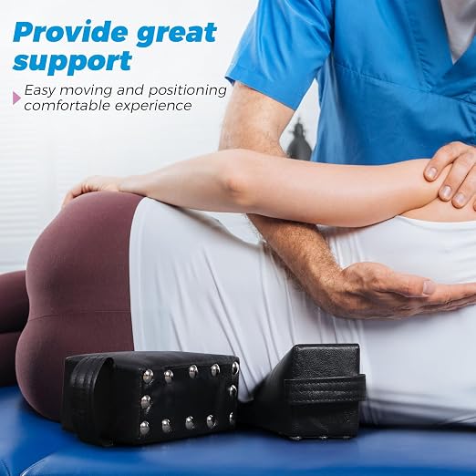 Fanwer SOT Blocks Chiropractic DeJarnette - chiropractor wedge for pelvis 2pcs, Great Support & Comfort