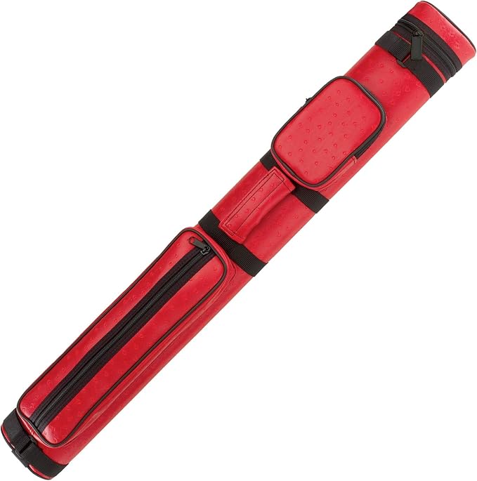 Pro Series Oval Leatherette CASE, RED, 2B/2S, POLYFORM
